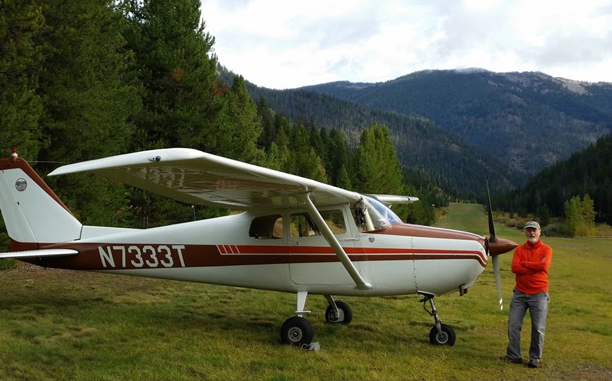 David brings the Big Creek raffle plane back home