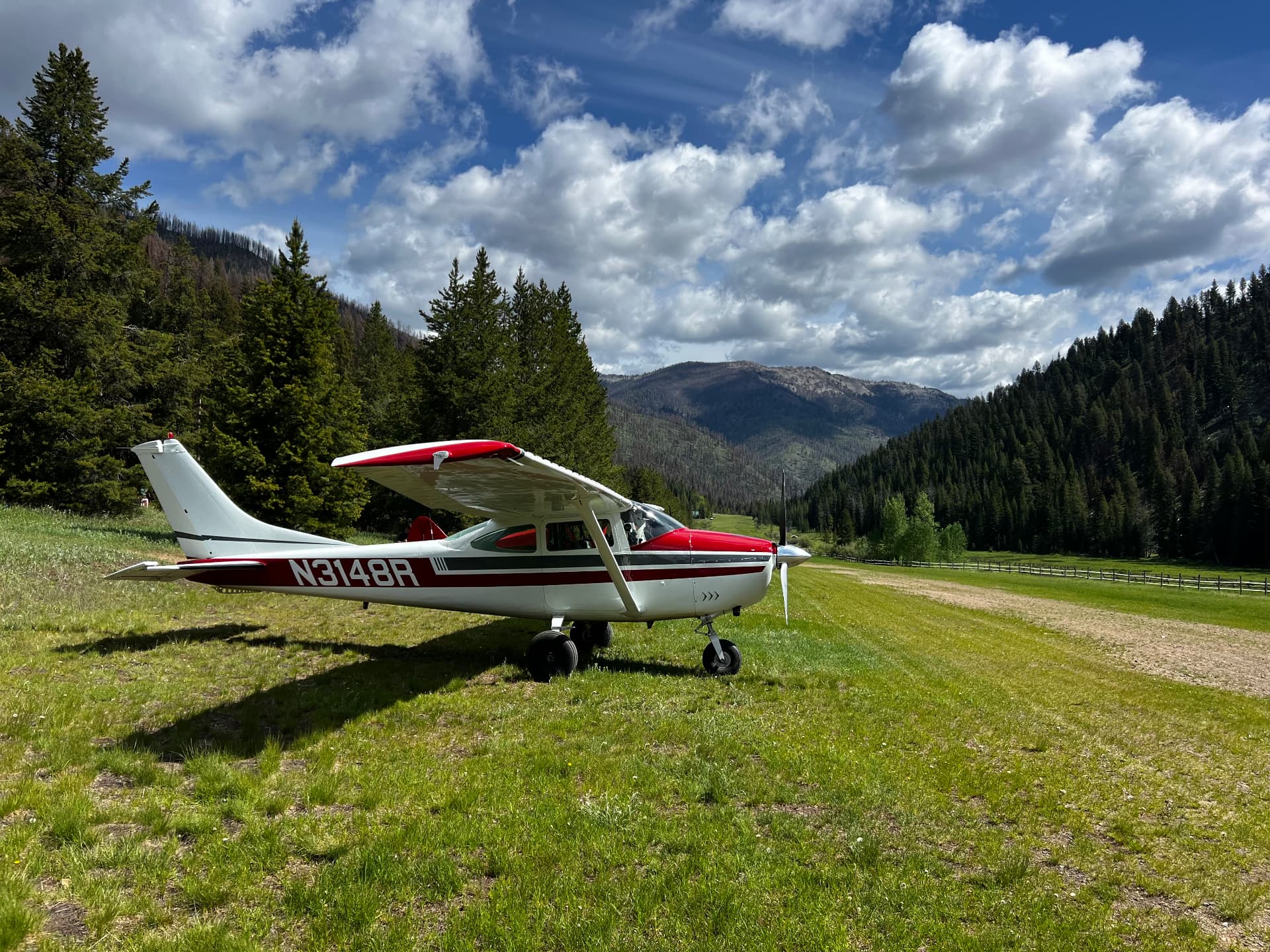 1969 Cessna 182 at McCall Municipal Airport