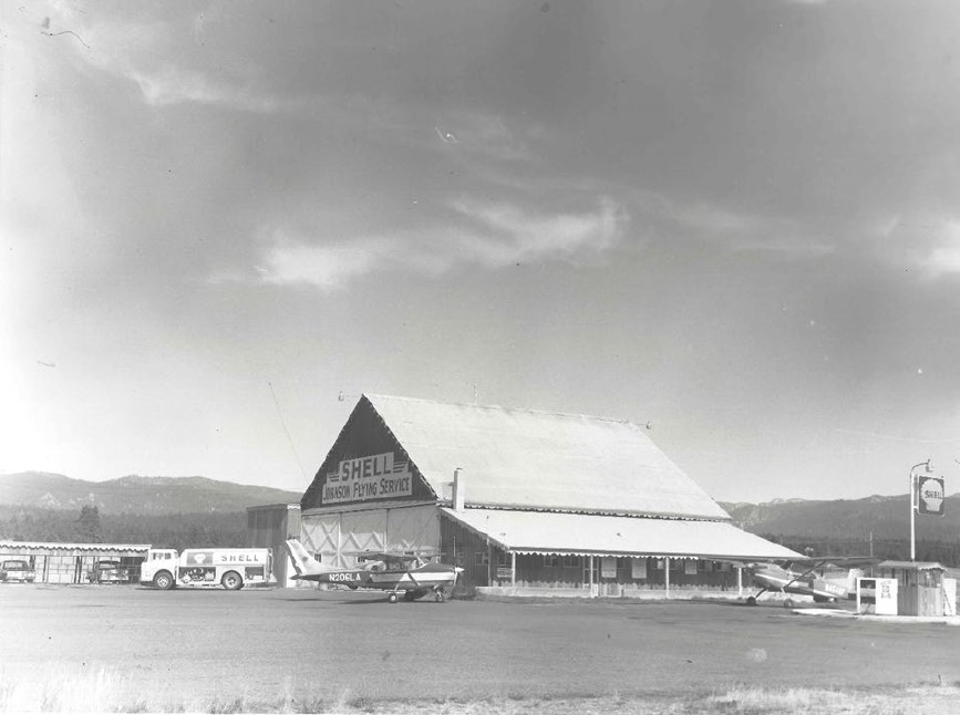 The hangar in 1960